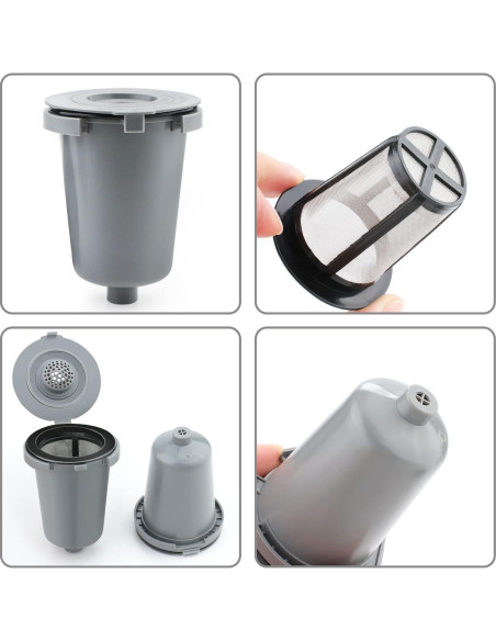 Taza de Filtro Reutilizable FIRJOY para Cuisinart - 4 Piezas