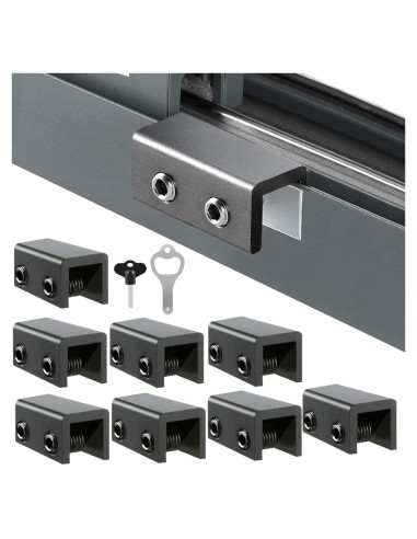 Bloques de Ventana Deslizantes PENMAMA - 8 Juegos de Seguridad