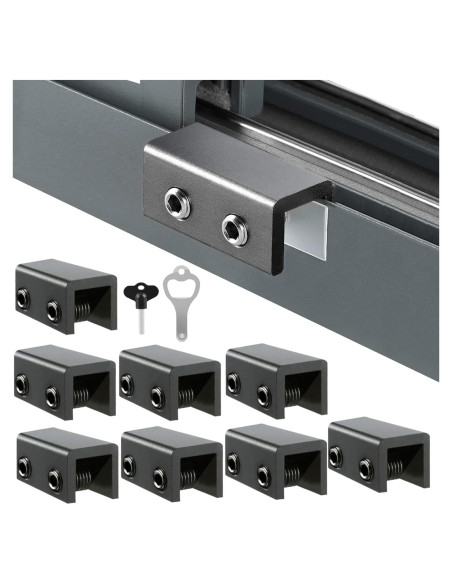 Bloques de Ventana Deslizantes PENMAMA - 8 Juegos de Seguridad