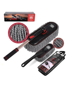 Juego de Limpiadores de Coche RIDE KINGS Microfibra Gris