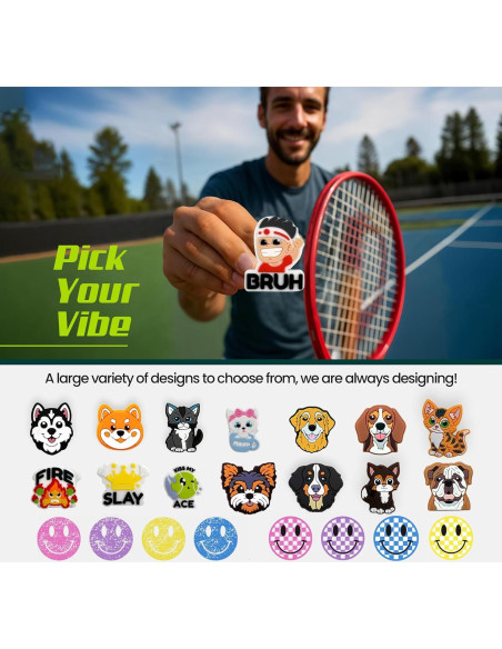 Amortiguador de Raqueta de Tenis TRESSIS - Set de 2 - Reduce Vibraciones