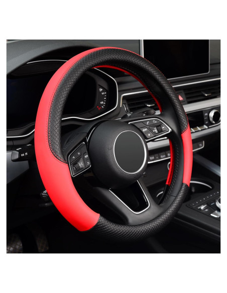 Funda de Volante LABBYWAY Cuero Microfibra 37-39 cm Antideslizante