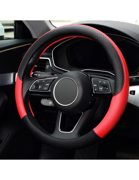 Funda de Volante LABBYWAY Cuero Microfibra 37-39 cm Antideslizante