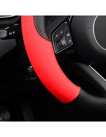 Funda de Volante LABBYWAY Cuero Microfibra 37-39 cm Antideslizante