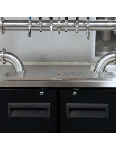 Bandeja de Goteo Kegco SESM-309D 76.2x22.9cm Acero Inoxidable