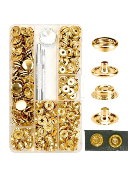 Kit de Broches de Acero Inoxidable GTAAOY 15mm 320PCS