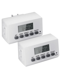 Temporizador Digital BN-LINK 24 Horas 2 Patas Paquete de 2