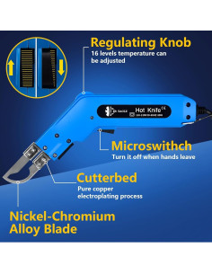 Cortador de Espuma Eléctrico Kseagletool 80W Ajustable 2