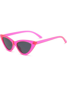 Gafas de sol retro de ojo de gato para mujer - Polvo de Barbie 2