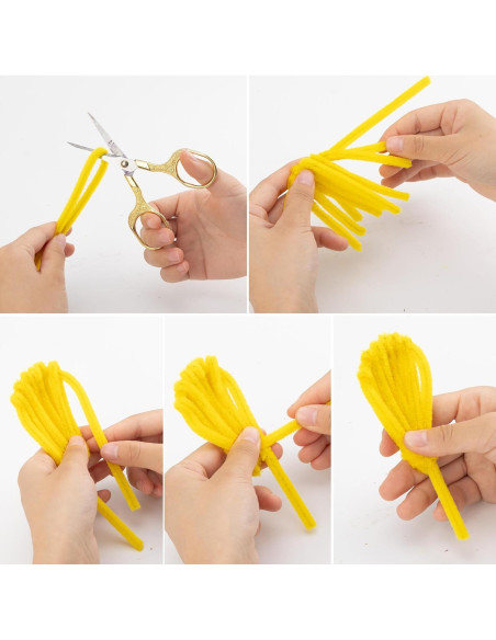 Caydo 100 Limpiapipas Verde Militar 6mm x 30.5cm Manualidades