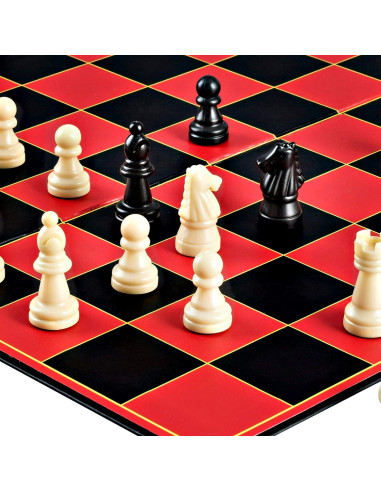 Juego de Ajedrez Clásico Point Games - Tablero Plegable 38 cm