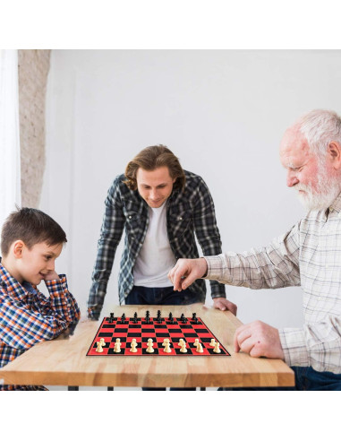 Juego de Ajedrez Clásico Point Games - Tablero Plegable 38 cm