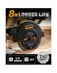 Hoja de Sierra Circular COMOWARE 7 1/4" 60T Carburo TCT 2