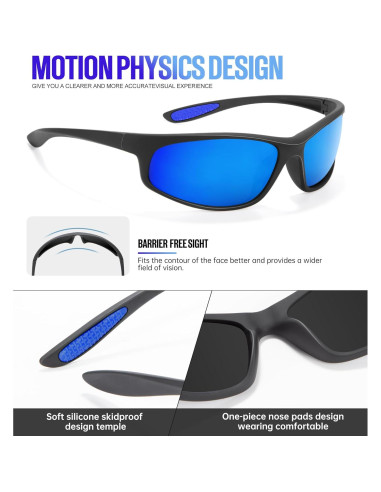 Gafas de Sol KALIYADI Polarizadas para Hombres UV