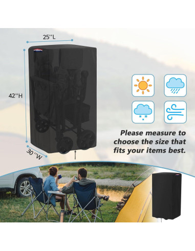 Cubierta Impermeable 420D Fizentia para Carro Jeep Wrangler