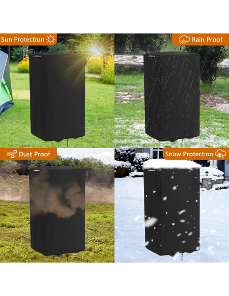 Cubierta Impermeable 420D Fizentia para Carro Jeep Wrangler