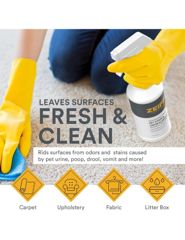 Removedor de Manchas y Olores para Mascotas Zeiff 946ml