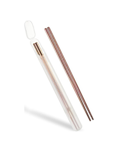 Palillos de Titanio Reutilizables MUMSUNG 23cm Antideslizantes