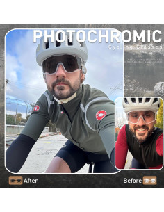 Gafas de Ciclismo KAPVOE K180 Fotoquímicas UV400 2