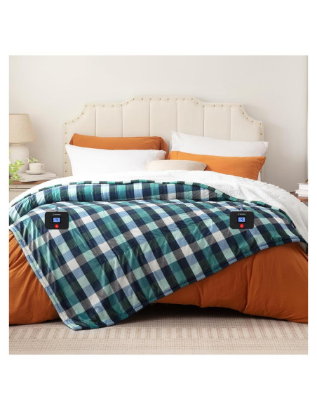 Manta Eléctrica Westinghouse Queen 213x229 cm 10 Niveles Verde