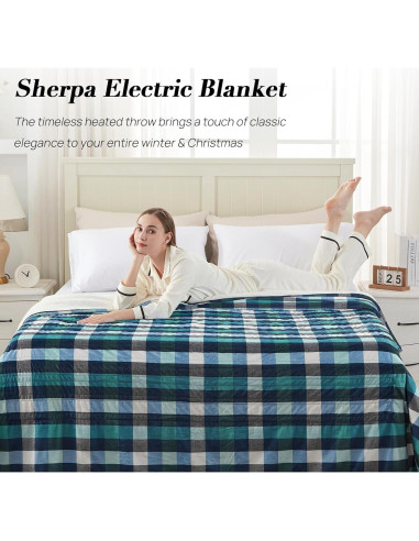 Manta Eléctrica Westinghouse Queen 213x229 cm 10 Niveles Verde