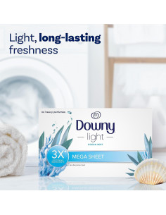 Hojas de Secadora Downy Brisa Oceánica 130 Unidades 2