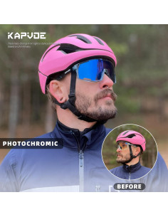 Gafas de Ciclismo KAPVOE K180 Fotoquímicas UV400 2