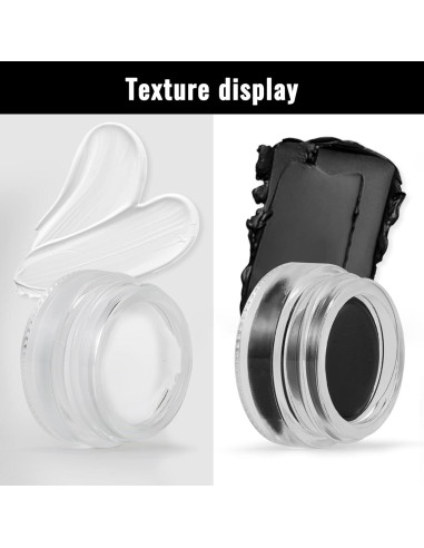 Lápiz de Ojos en Gel Erinde 04 Blanco Impermeable con Pinceles