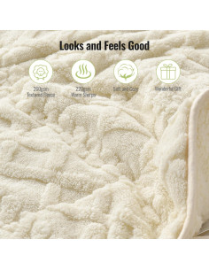 Manta con peso Uttermara 5.4kg 121.9x182.9cm Beige 2