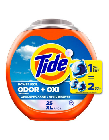 Detergente para Ropa Tide Power PODS Ultra Oxi 25 Conteo