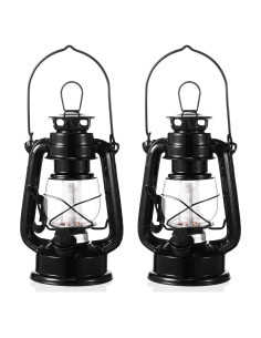 Lámpara de Huracán LED Vintage Hortsun 20.32cm 2 Pcs