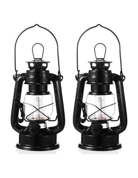 Lámpara de Huracán LED Vintage Hortsun 20.32cm 2 Pcs
