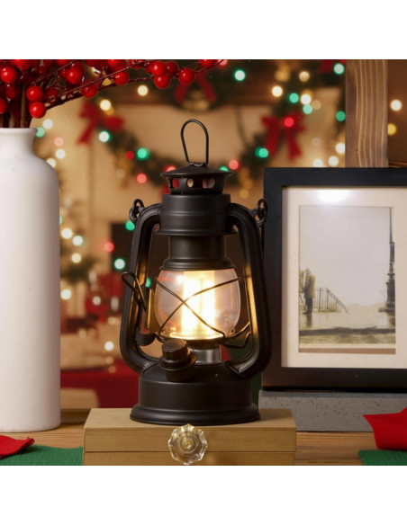 Lámpara de Huracán LED Vintage Hortsun 20.32cm 2 Pcs