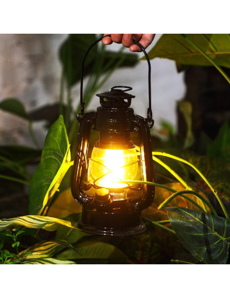 Lámpara de Huracán LED Vintage Hortsun 20.32cm 2 Pcs