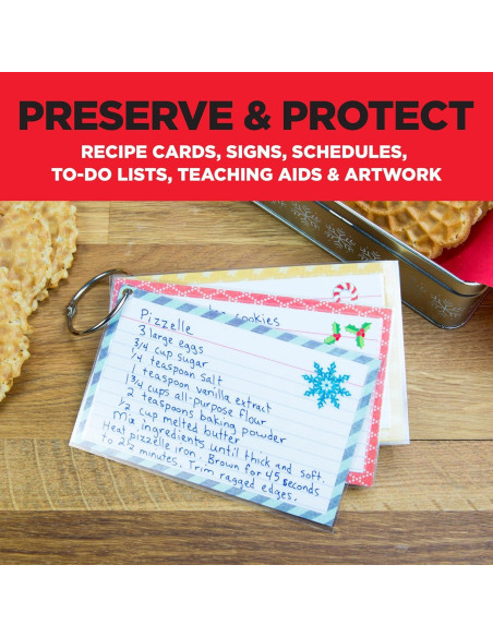 Hojas de Laminado Autoadhesivas Scotch 22.86x29.21 cm 5/Paq