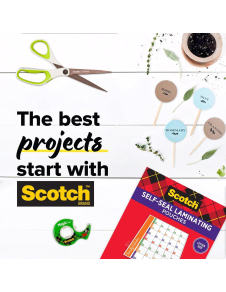Hojas de Laminado Autoadhesivas Scotch 22.86x29.21 cm 5/Paq