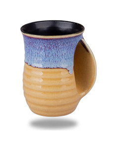 Taza Calentadora de Manos Oojdzoo 16 Onzas Cerámica Hecha a Mano