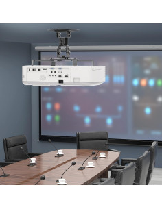 Soporte de Techo para Proyector WALI PM-002-B Ajustable Negro 2