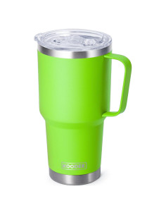 Taza de Viaje 30 oz koodee Acero Inoxidable Aislada Verde
