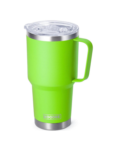 Taza de Viaje 30 oz koodee Acero Inoxidable Aislada Verde