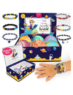 Bombas de Baño Galácticas Orgánicas con Pulsera Sorpresa