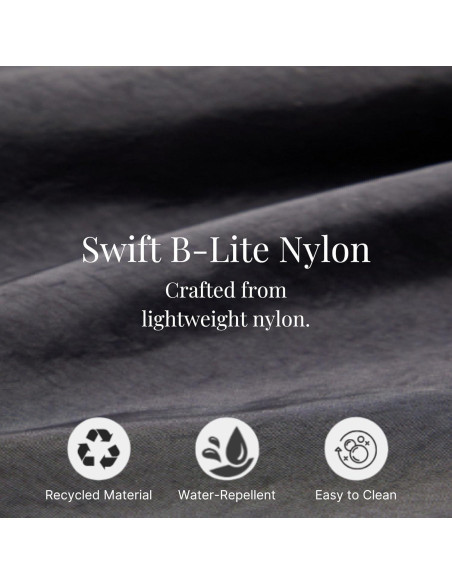 Riñonera Baggallini B-Lite Negra 30.48x17.78cm con RFID