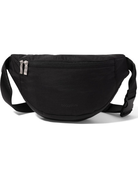 Riñonera Baggallini B-Lite Negra 30.48x17.78cm con RFID