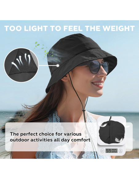 Sombrero de Cubo Ligero Sukeen UV 50+ Ajustable para Mujeres