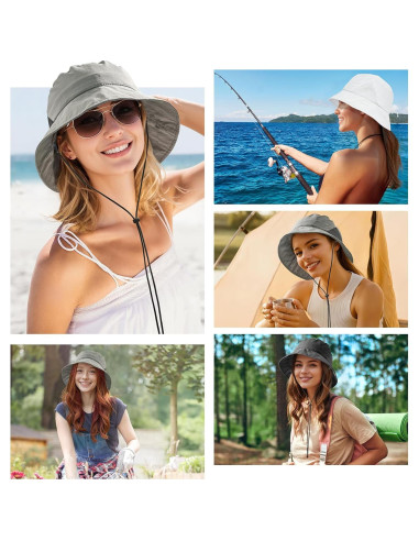 Sombrero de Cubo Ligero Sukeen UV 50+ Ajustable para Mujeres
