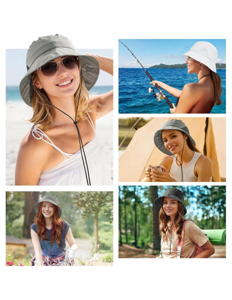 Sombrero de Cubo Ligero Sukeen UV 50+ Ajustable para Mujeres