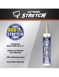 Sellador Elastomérico DAP Extreme Stretch 10.1 Oz Almendra 2