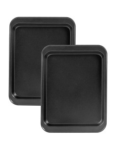 Bandejas para Horno Tostador Walooza - Juego de 2 Antiadhesivas 24.1x17.8 cm 2