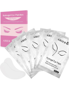 Almohadillas para Ojos AHIER 100 Pares Hidrogel Extensiones 2
