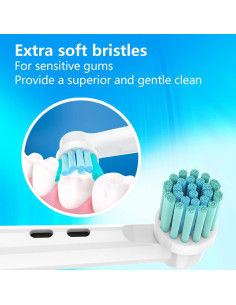 Cabezas de cepillo de dientes Oral B - 4 unidades cerdas suaves 2